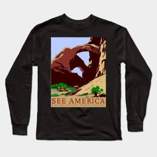 See America - Vintage Travel Long Sleeve T-Shirt